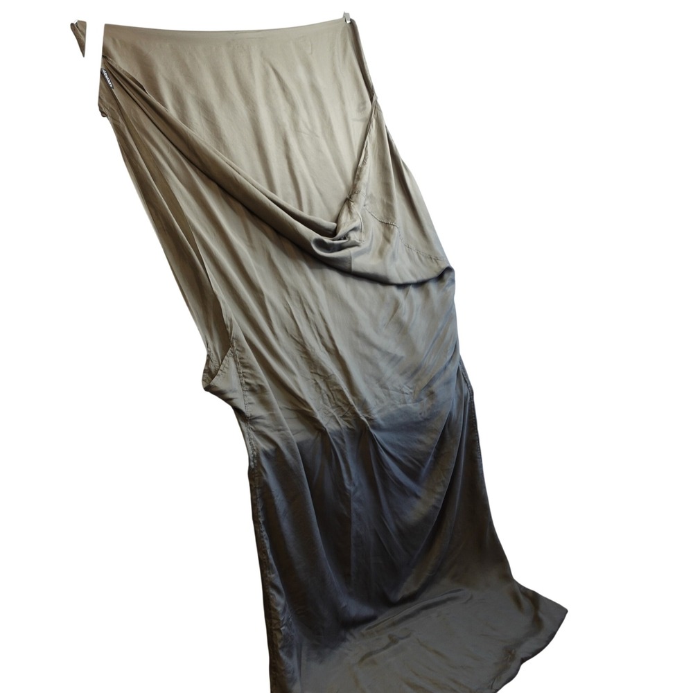 Cocoon 100% Silk Sleeping Bag Liner Olive Green Travel Lux Camping Gorp Minimal